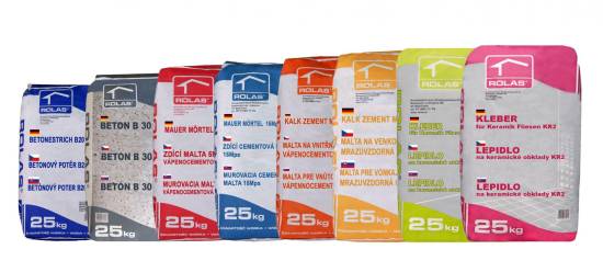 Velkoobchodní prodej suchých směsí ROLAS